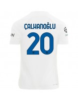 Inter Milan Hakan Calhanoglu #20 Venkovní Dres 2023-24 Krátký Rukáv